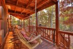 Blue Lake Cabin - Front Porch w/ Swinging Bench